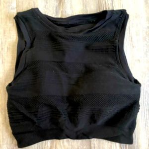 Black Fabletics Crop Top